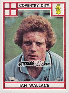 Sticker Ian Wallace - UK Football 1977-1978 n. 104 - Panini