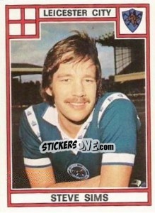 Figurina Steve Sims - UK Football 1977-1978 n. 182 - Panini