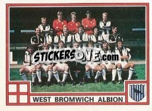 Cromo Team Photo - UK Football 1977-1978 n. 329 - Panini