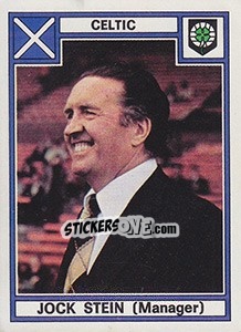 Cromo Jock Stein - UK Football 1977-1978 n. 414 - Panini