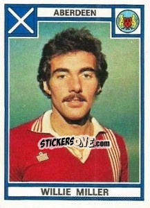 Figurina Willie Miller - UK Football 1977-1978 n. 451 - Panini