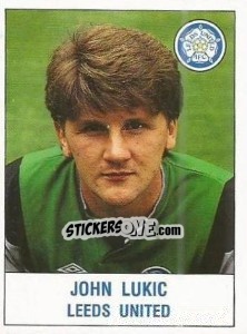 Figurina John Lukic - UK Football 1990-1991 n. 131 - Panini