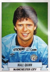 Figurina Niall Quinn - English Football 1992-1993 n. 127 - Panini