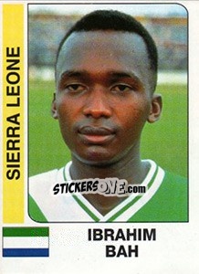 Figurina Ibrahim Bah - African Cup of Nations 1996 n. 124 - Panini