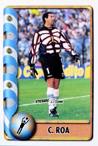 Sticker Carlos Roa - Mundial Francia 1998 n. 45 - Navarrete
