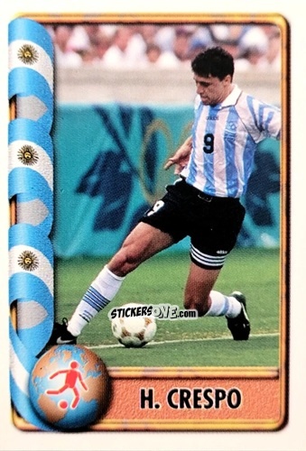 Figurina H. Crespo - Mundial Francia 1998 n. 58 - Navarrete
