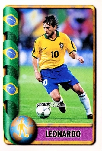 Cromo Leonardo - Mundial Francia 1998 n. 100 - Navarrete