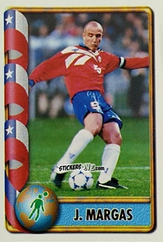 Sticker Javier Margas - Mundial Francia 1998 n. 143 - Navarrete