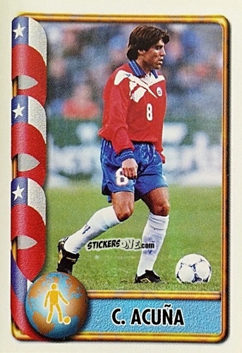 Sticker Clarence Acuna - Mundial Francia 1998 n. 145 - Navarrete