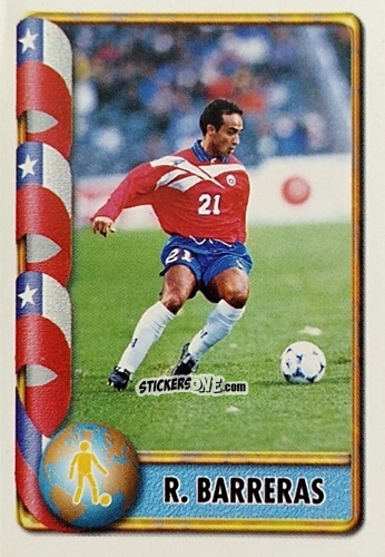 Cromo Rodrigo Barrera - Mundial Francia 1998 n. 147 - Navarrete