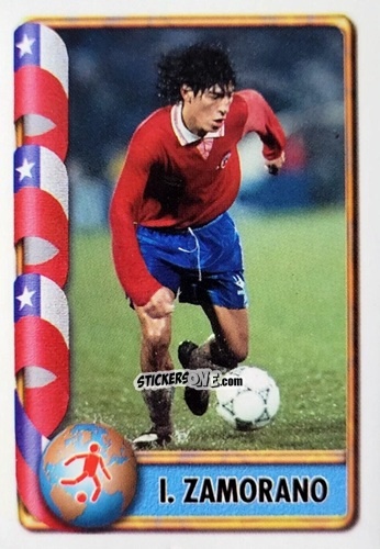 Cromo I. Zamorano - Mundial Francia 1998 n. 153 - Navarrete