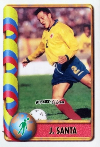 Sticker Jose Santa - Mundial Francia 1998 n. 159 - Navarrete