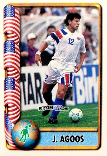 Figurina Jeff Agoos - Mundial Francia 1998 n. 222 - Navarrete