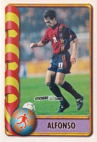 Figurina Alfonso - Mundial Francia 1998 n. 263 - Navarrete