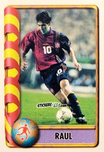 Cromo Raul González - Mundial Francia 1998 n. 264 - Navarrete