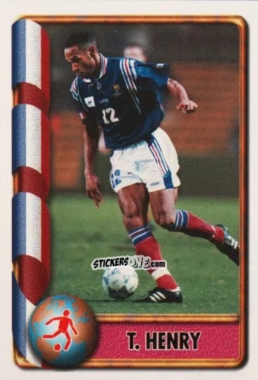 Cromo T. Henry - Mundial Francia 1998 n. 281 - Navarrete