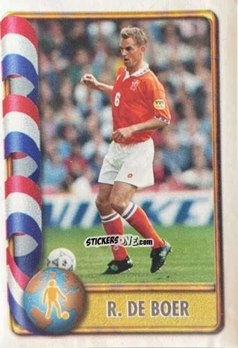 Cromo R. De Boer - Mundial Francia 1998 n. 295 - Navarrete