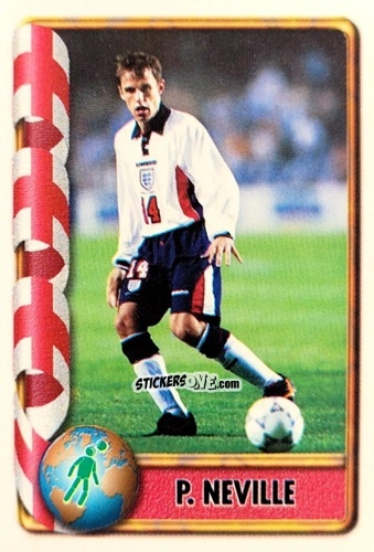 Cromo P. Neville - Mundial Francia 1998 n. 302 - Navarrete