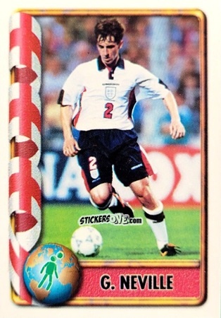 Cromo G. Neville - Mundial Francia 1998 n. 304 - Navarrete