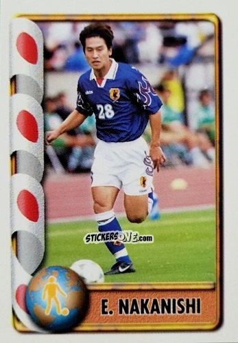 Sticker E. Nakanishi - Mundial Francia 1998 n. 356 - Navarrete