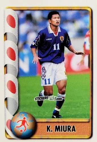 Cromo K. Miura - Mundial Francia 1998 n. 357 - Navarrete