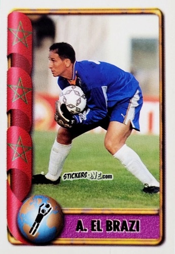 Figurina A. El Brazi - Mundial Francia 1998 n. 365 - Navarrete
