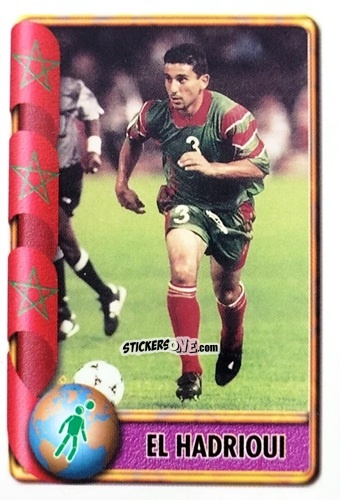 Figurina Abdelkrim El Hadrioui - Mundial Francia 1998 n. 366 - Navarrete