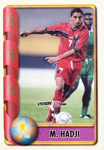 Figurina M. Hadji - Mundial Francia 1998 n. 368 - Navarrete
