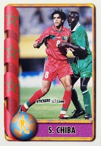 Cromo Said Chiba - Mundial Francia 1998 n. 371 - Navarrete