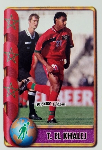 Figurina T. El Khalej - Mundial Francia 1998 n. 378 - Navarrete