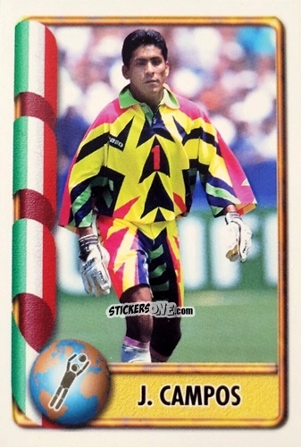 Cromo J. Campos - Mundial Francia 1998 n. 381 - Navarrete