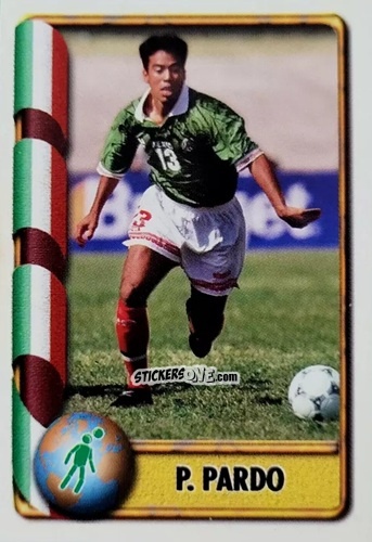 Cromo Pavel Pardo - Mundial Francia 1998 n. 382 - Navarrete