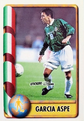 Cromo Garcia Aspe - Mundial Francia 1998 n. 386 - Navarrete