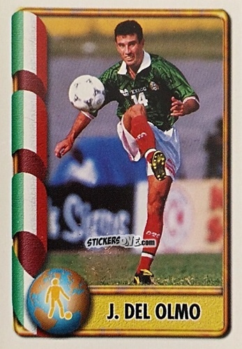 Cromo J. Del Olmo - Mundial Francia 1998 n. 388 - Navarrete