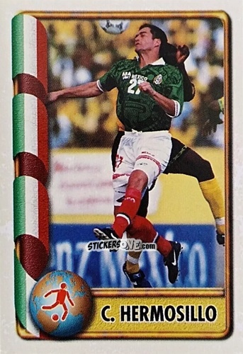 Cromo C. Hermosillo - Mundial Francia 1998 n. 389 - Navarrete