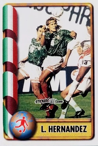 Sticker L. Hernandez - Mundial Francia 1998 n. 392 - Navarrete