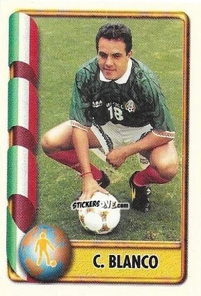 Cromo Cuauhtémoc Blanco - Mundial Francia 1998 n. 393 - Navarrete