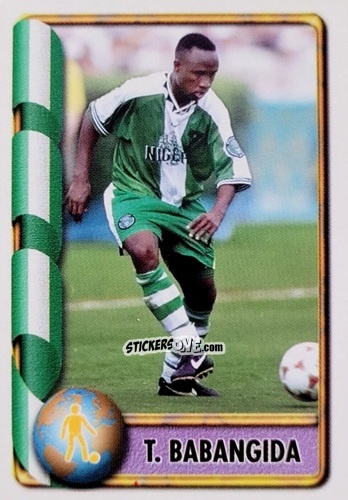 Cromo T. Babangida - Mundial Francia 1998 n. 405 - Navarrete
