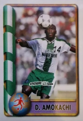 Sticker D. Amokachi - Mundial Francia 1998 n. 406 - Navarrete
