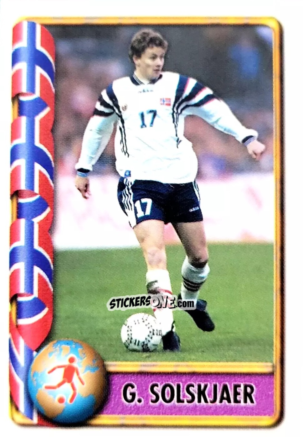 Cromo G. Solskjaer - Mundial Francia 1998 n. 424 - Navarrete