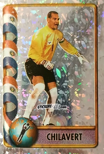 Cromo Chilavert - Mundial Francia 1998 n. 429 - Navarrete