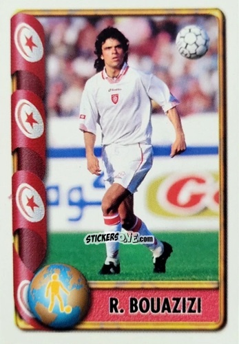 Figurina R. Bouazizi - Mundial Francia 1998 n. 482 - Navarrete