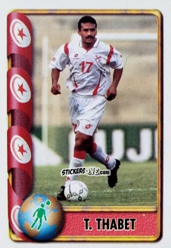 Figurina T. Thabet - Mundial Francia 1998 n. 489 - Navarrete
