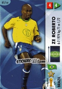 Cromo Ze Roberto - GOAAAL! FIFA World Cup Germany 2006 n. 61 - Panini