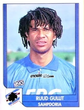 Cromo Ruud Gullit - Tutto Calcio 1993-1994 n. 279 - Sl