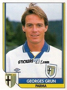 Sticker Georges Grun - Tutto Calcio 1993-1994 n. 205 - Sl