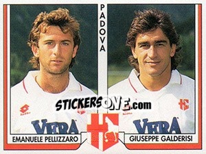 Cromo Emanuele Pallizzaro / Giuseppe Galderisi - Tutto Calcio 1993-1994 n. 423 - Sl