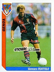 Figurina Gennaro Ruotolo - Italy Tutto Calcio 1994-1995 n. 124 - Sl
