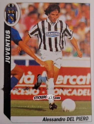 Cromo Alessandro Del Piero - Italy Tutto Calcio 1994-1995 n. 169 - Sl