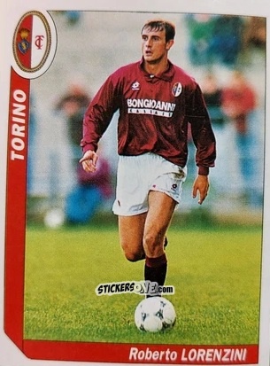Sticker Roberto Lorenzini - Italy Tutto Calcio 1994-1995 n. 326 - Sl